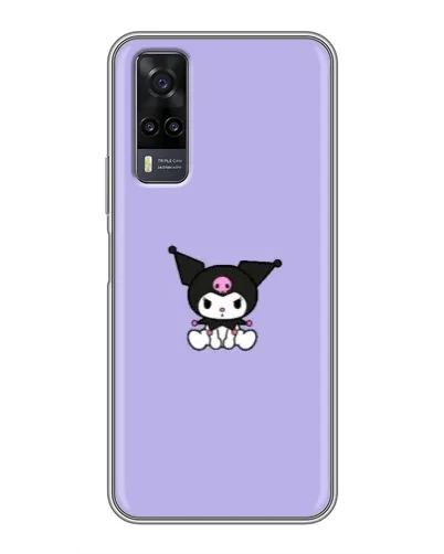 Чехол для Vivo Y31 с картинкой «Kuromi — фиолетовый минимализм» Чехол для Vivo Y31 с картинкой «Kuromi — фиолетовый минимализм»