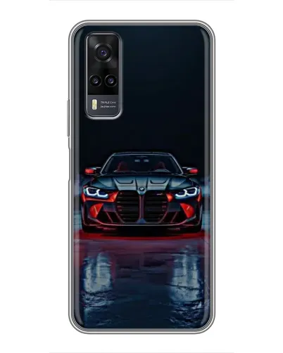 Чехол для Vivo Y31 с картинкой «BMW на мокрой дороге» Чехол для Vivo Y31 с картинкой «BMW на мокрой дороге»