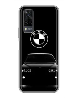 Чехол для Vivo Y31 с картинкой «BMW — взгляд из темноты» Чехол для Vivo Y31 с картинкой «BMW — взгляд из темноты»