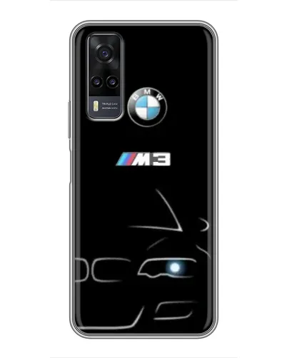 Чехол для Vivo Y31 с картинкой «Минималистичный принт BMW M3» Чехол для Vivo Y31 с картинкой «Минималистичный принт BMW M3»