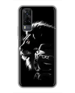 Чехол для Vivo Y31 с картинкой «BMW и лев» Чехол для Vivo Y31 с картинкой «BMW и лев»