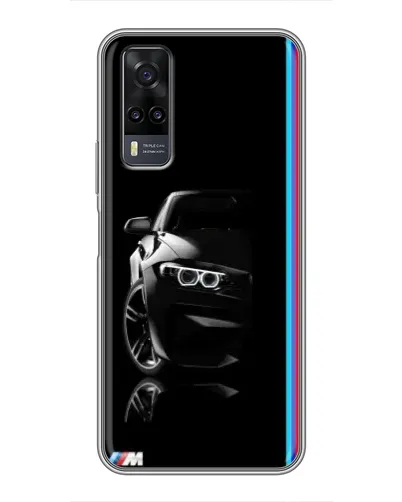Чехол для Vivo Y31 с картинкой «Силуэт BMW в темноте» Чехол для Vivo Y31 с картинкой «Силуэт BMW в темноте»