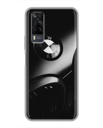 Чехол для Vivo Y31 с картинкой «Эмблема BMW — макро» Чехол для Vivo Y31 с картинкой «Эмблема BMW — макро»