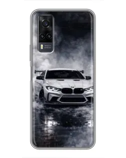 Чехол для Vivo Y31 с картинкой «BMW сквозь туман» Чехол для Vivo Y31 с картинкой «BMW сквозь туман»