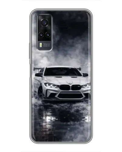 Чехол для Vivo Y31 с картинкой «BMW сквозь туман» Чехол для Vivo Y31 с картинкой «BMW сквозь туман»
