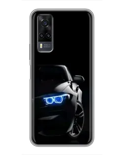 Чехол для Vivo Y31 с картинкой «BMW — ночной взгляд» Чехол для Vivo Y31 с картинкой «BMW — ночной взгляд»