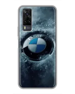 Чехол для Vivo Y31 с картинкой «Логотип BMW — лед» Чехол для Vivo Y31 с картинкой «Логотип BMW — лед»
