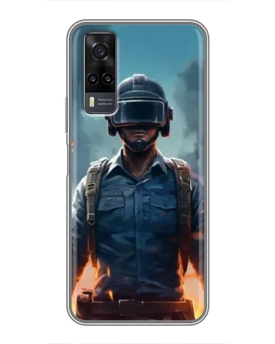Чехол для Vivo Y31 с картинкой «PUBG — реалистичный герой» Чехол для Vivo Y31 с картинкой «PUBG — реалистичный герой»