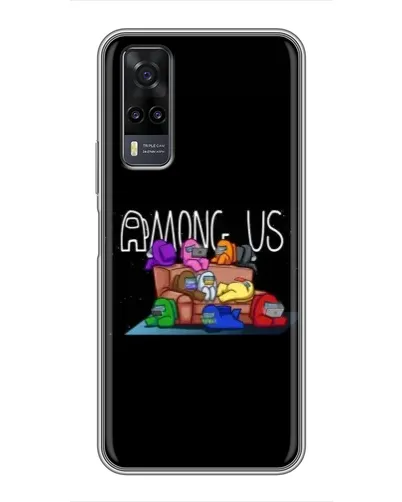 Чехол для Vivo Y31 с картинкой «Логотип Among Us» Чехол для Vivo Y31 с картинкой «Логотип Among Us»