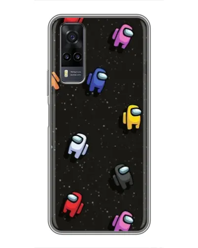 Чехол для Vivo Y31 с картинкой «Космический паттерн Among Us» Чехол для Vivo Y31 с картинкой «Космический паттерн Among Us»