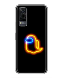 Чехол для Vivo Y31 с картинкой «Among Us неоновое сияние» Чехол для Vivo Y31 с картинкой «Among Us неоновое сияние»