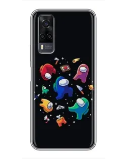 Чехол для Vivo Y31 с картинкой «Among Us космос» Чехол для Vivo Y31 с картинкой «Among Us космос»