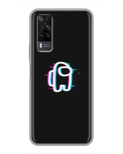 Чехол для Vivo Y31 с картинкой «Among Us неон» Чехол для Vivo Y31 с картинкой «Among Us неон»