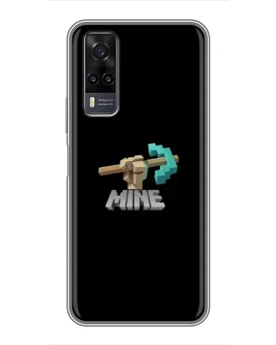 Чехол для Vivo Y31 с картинкой «Алмазная кирка»