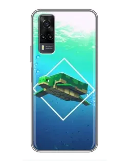 Чехол для Vivo Y31 с картинкой «Черепаха Minecraft» Чехол для Vivo Y31 с картинкой «Черепаха Minecraft»