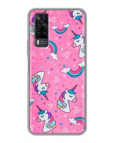 Чехол для Vivo Y31 с картинкой «Unicorn паттерн розовый» Чехол для Vivo Y31 с картинкой «Unicorn паттерн розовый»