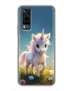Чехол для Vivo Y31 с картинкой «Единорог на поляне» Чехол для Vivo Y31 с картинкой «Единорог на поляне»