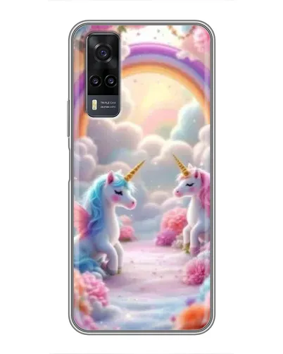 Чехол для Vivo Y31 с картинкой «Радуга и единороги» Чехол для Vivo Y31 с картинкой «Радуга и единороги»