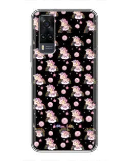 Чехол для Vivo Y31 с картинкой «Magic Unicorn паттерн»
