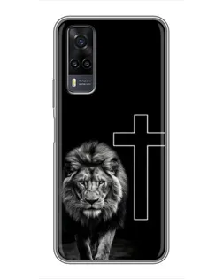 Чехол для Vivo Y31 с картинкой «Лев и Крест» Чехол для Vivo Y31 с картинкой «Лев и Крест»