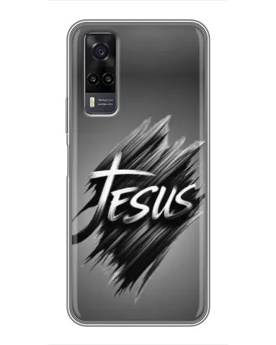 Чехол для Vivo Y31 с картинкой «Надпись Jesus Graffiti»