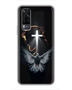 Чехол для Vivo Y31 с картинкой «Голубь и Свет»