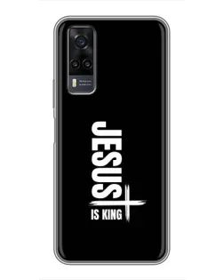 Чехол для Vivo Y31 с картинкой «Вертикаль веры Jesus»