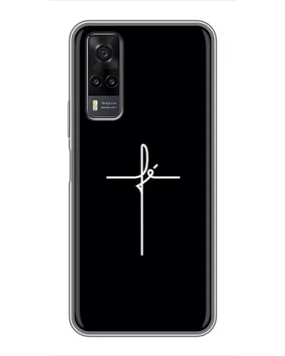 Чехол для Vivo Y31 с картинкой «Тонкий крест» Чехол для Vivo Y31 с картинкой «Тонкий крест»