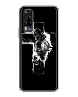 Чехол для Vivo Y31 с картинкой «Сияющий крест Jesus»