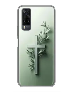 Чехол для Vivo Y31 с картинкой «Оливковая ветвь»
