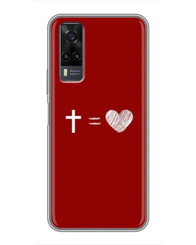 Чехол для Vivo Y31 с картинкой «Уравнение любви» Чехол для Vivo Y31 с картинкой «Уравнение любви»
