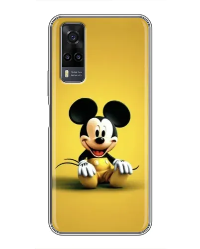 Чехол для Vivo Y31 с картинкой «Микки на желтом»