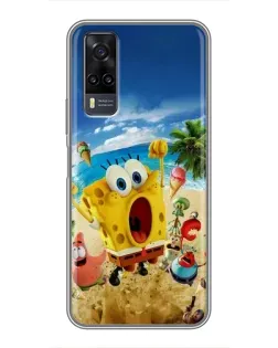 Чехол для Vivo Y31 с картинкой «Развлечения на пляже»