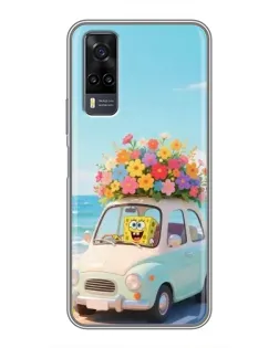 Чехол для Vivo Y31 с картинкой «Автомобильное путешествие»