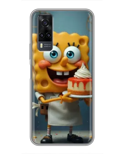 Чехол для Vivo Y31 с картинкой «Повар Спанч Боб»