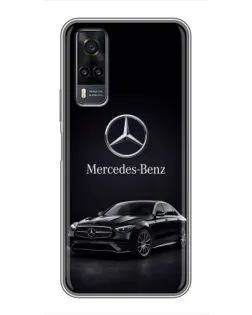 Чехол для Vivo Y31 с картинкой «Mercedes — решетка радиатора»