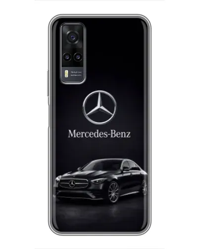 Чехол для Vivo Y31 с картинкой «Mercedes — решетка радиатора» Чехол для Vivo Y31 с картинкой «Mercedes — решетка радиатора»