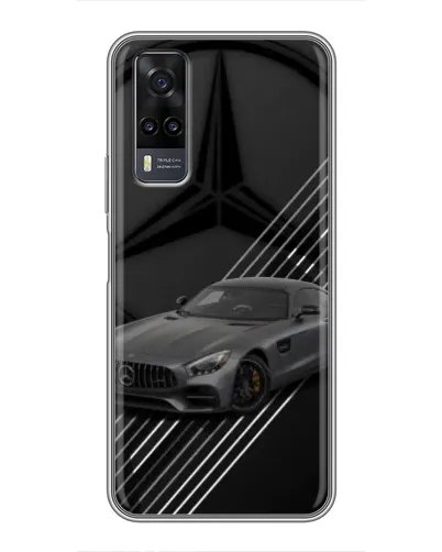 Чехол для Vivo Y31 с картинкой «Mercedes AMG — графика» Чехол для Vivo Y31 с картинкой «Mercedes AMG — графика»