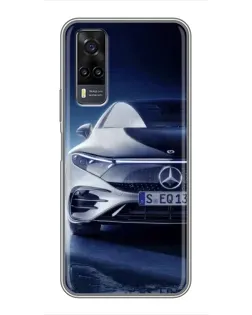 Чехол для Vivo Y31 с картинкой «Mercedes EQ — будущее»