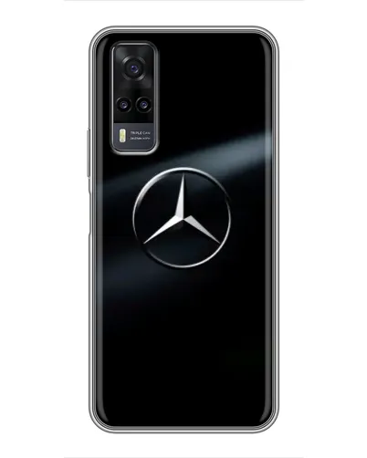 Чехол для Vivo Y31 с картинкой «Mercedes на металле» Чехол для Vivo Y31 с картинкой «Mercedes на металле»