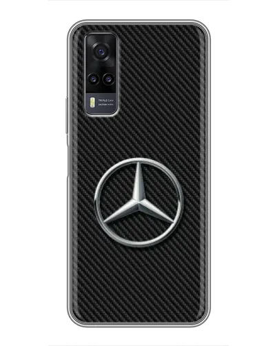 Чехол для Vivo Y31 с картинкой «Карбоновый Mercedes стиль» Чехол для Vivo Y31 с картинкой «Карбоновый Mercedes стиль»