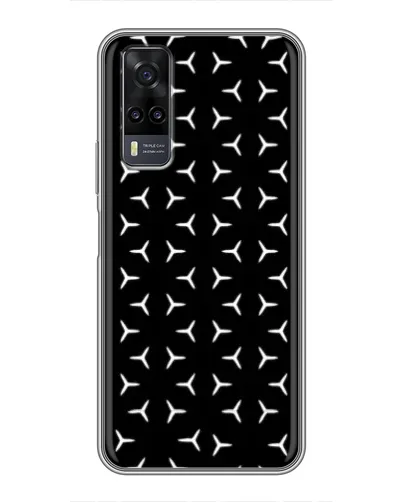 Чехол для Vivo Y31 с картинкой «Mercedes паттерн звезд» Чехол для Vivo Y31 с картинкой «Mercedes паттерн звезд»