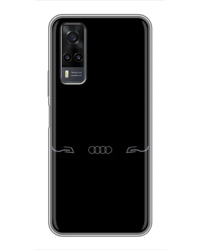 Чехол для Vivo Y31 с картинкой «Audi — световой подпись»