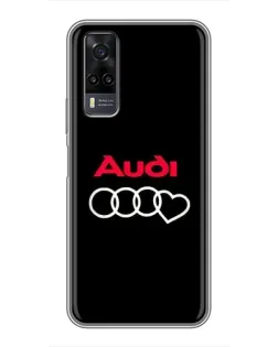 Чехол для Vivo Y31 с картинкой «Логотип Audi Heart» Чехол для Vivo Y31 с картинкой «Логотип Audi Heart»