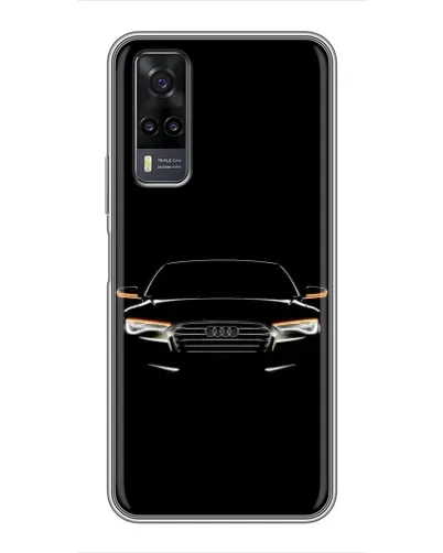 Чехол для Vivo Y31 с картинкой «Audi — ночной контур»
