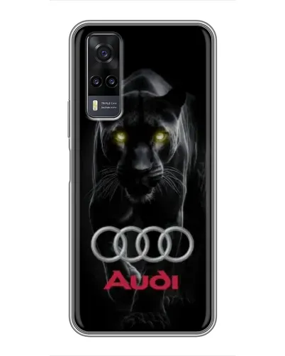 Чехол для Vivo Y31 с картинкой «Пантера и Audi»