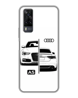 Чехол для Vivo Y31 с картинкой «Audi — контрастный дизайн» Чехол для Vivo Y31 с картинкой «Audi — контрастный дизайн»