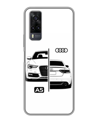 Чехол для Vivo Y31 с картинкой «Audi — контрастный дизайн»