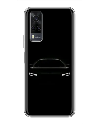 Чехол для Vivo Y31 с картинкой «Взгляд Audi в темноте»