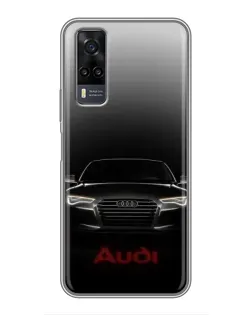 Чехол для Vivo Y31 с картинкой «Audi — градиентный контур» Чехол для Vivo Y31 с картинкой «Audi — градиентный контур»